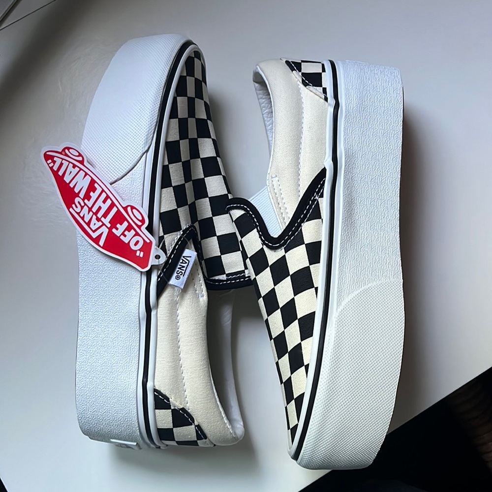 Vans Stackform Checkered Slip On